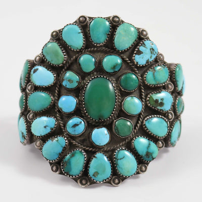 1940s Blue Gem Cuff by Vintage Collection - Garland's