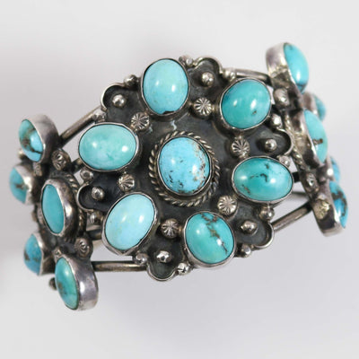 1980s Turquoise Cuff by Vintage Collection - Garland's