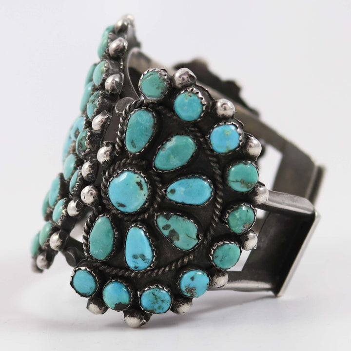1950s Turquoise Cluster Cuff by Vintage Collection - Garland's