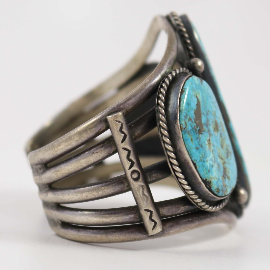 1960s Lone Mountain Turquoise Cuff by Vintage Collection - Garland's