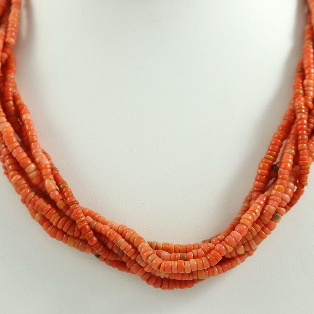 Coral Bead Necklace by Don Lucas - Garland's