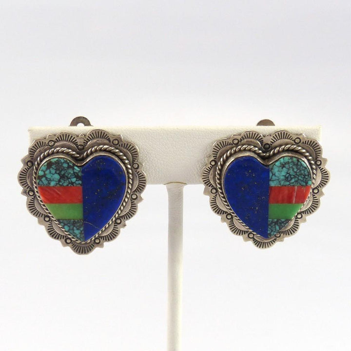 Heart Clip Earrings by Benny and Valerie Aldrich - Garland's