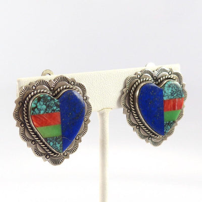 Heart Clip Earrings by Benny and Valerie Aldrich - Garland's