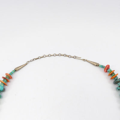 Turquoise Leaf Necklace by Vintage Collection - Garland's