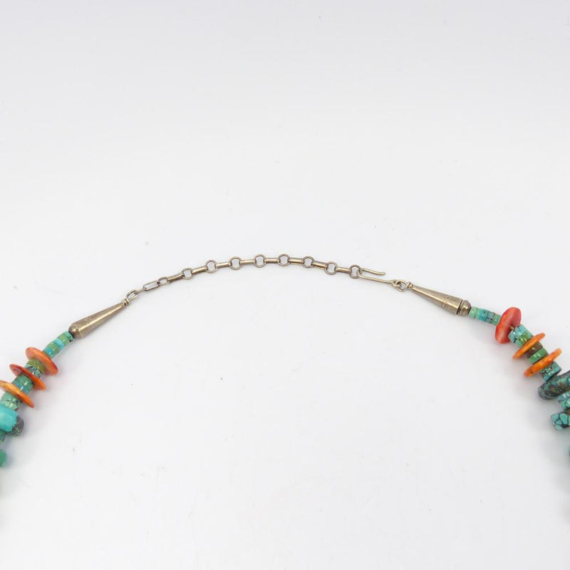 Turquoise Leaf Necklace by Vintage Collection - Garland&