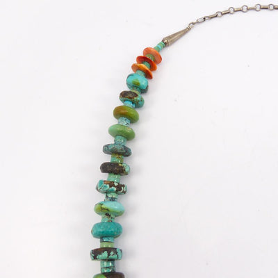 Turquoise Leaf Necklace by Vintage Collection - Garland's