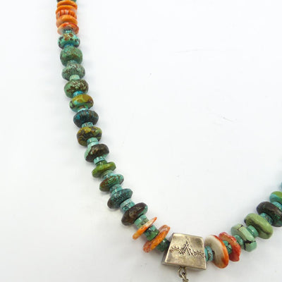 Turquoise Leaf Necklace by Vintage Collection - Garland's