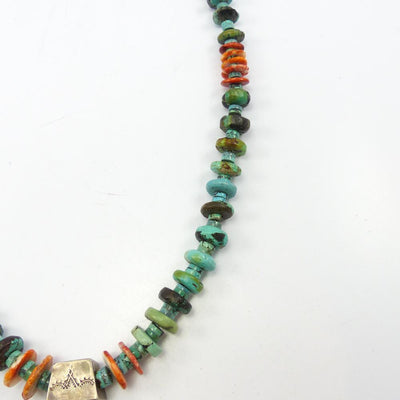 Turquoise Leaf Necklace by Vintage Collection - Garland's