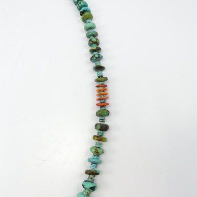 Turquoise Leaf Necklace by Vintage Collection - Garland's