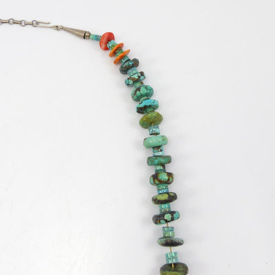 Turquoise Leaf Necklace by Vintage Collection - Garland's