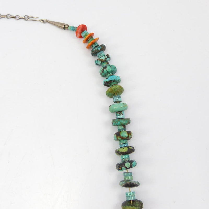 Turquoise Leaf Necklace by Vintage Collection - Garland&