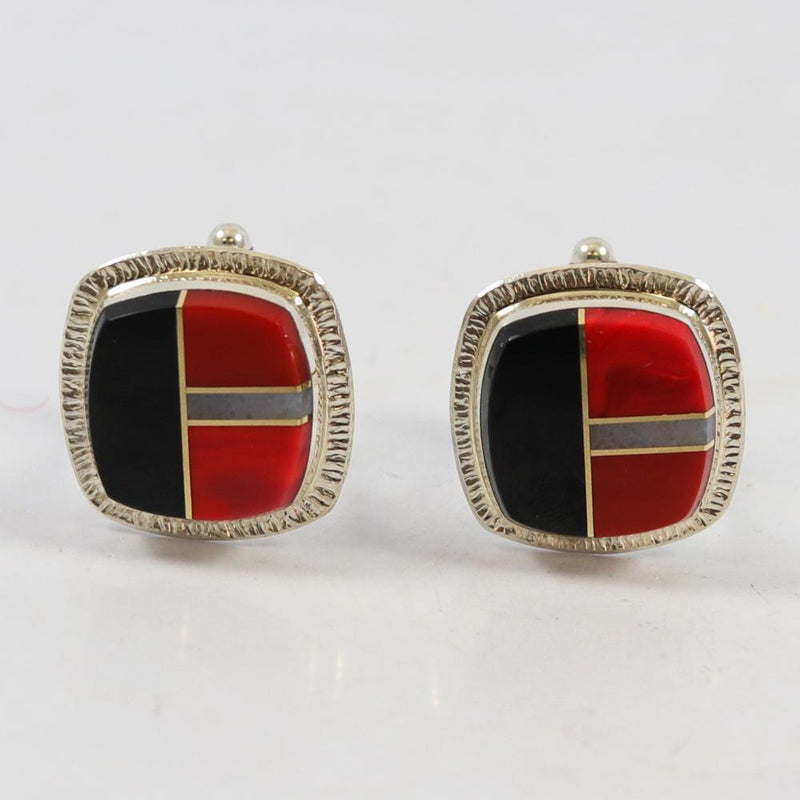 Inlay Cuff Links by Duane Maktima - Garland&
