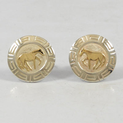Gold on Silver Cuff Links by Robert Taylor - Garland's