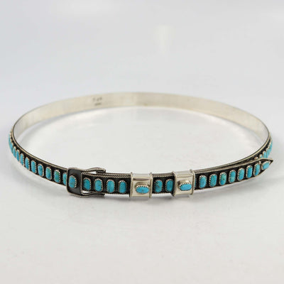 Kingman Turquoise Hat Band by James Freeland - Garland's