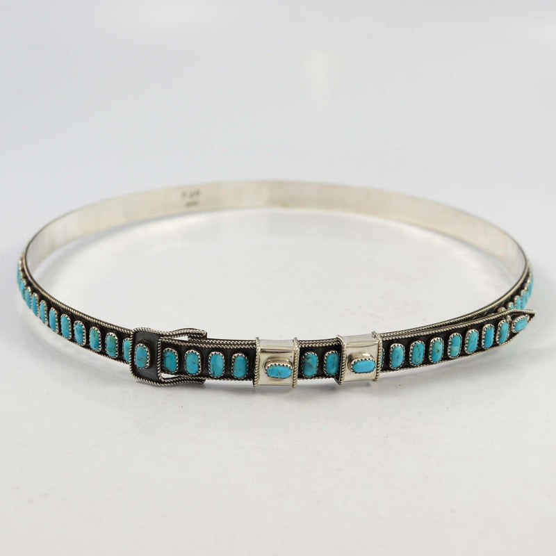 Kingman Turquoise Hat Band by James Freeland - Garland&