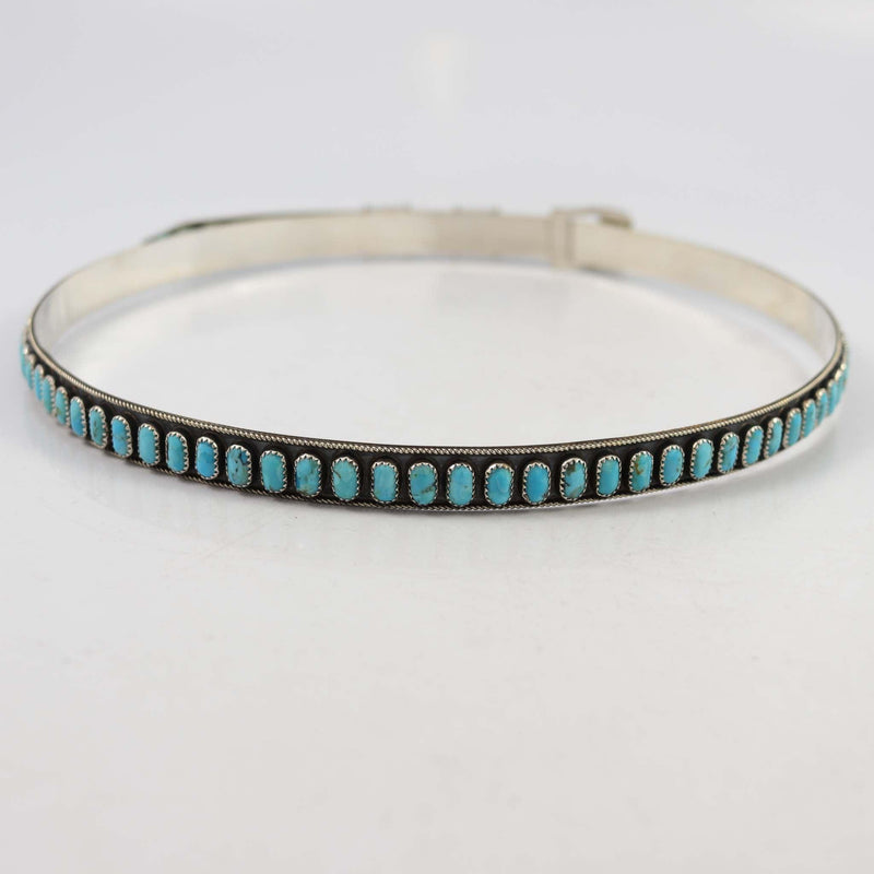 Kingman Turquoise Hat Band by James Freeland - Garland&