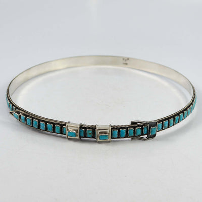 Kingman Turquoise Hat Band by James Freeland - Garland's