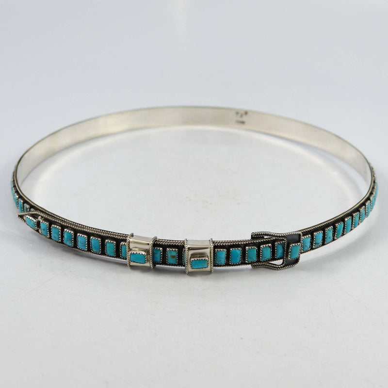 Kingman Turquoise Hat Band by James Freeland - Garland&