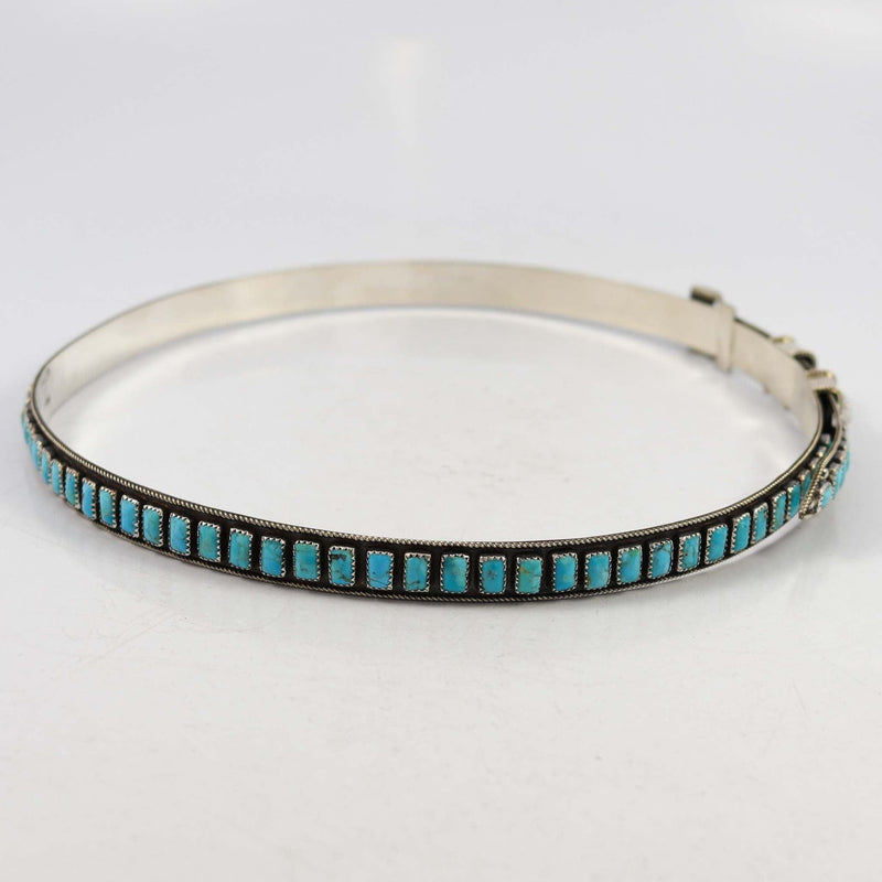 Kingman Turquoise Hat Band by James Freeland - Garland&