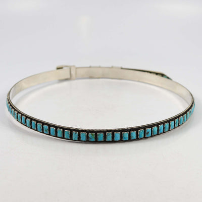 Kingman Turquoise Hat Band by James Freeland - Garland's