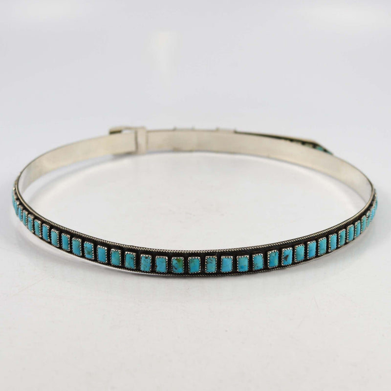 Kingman Turquoise Hat Band by James Freeland - Garland&