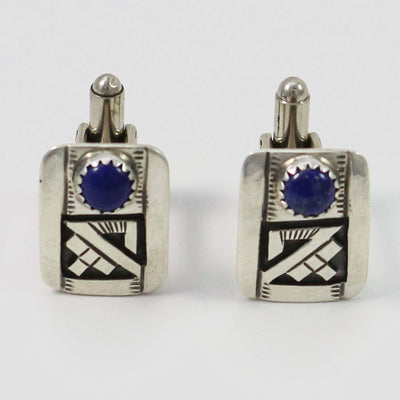 Lapis Cuff Links by Peter Nelson - Garland's