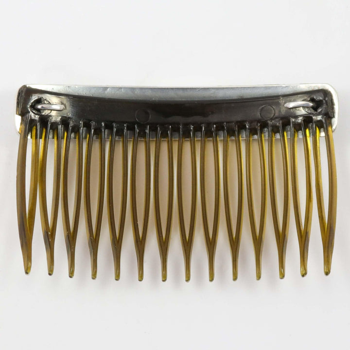 Silver Overlay Comb by Peter Nelson - Garland's