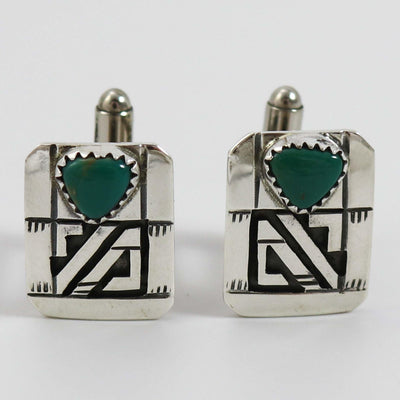 Royston Turquoise Cuff Links by Peter Nelson - Garland's