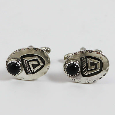Onyx Cuff Links by Peter Nelson - Garland's