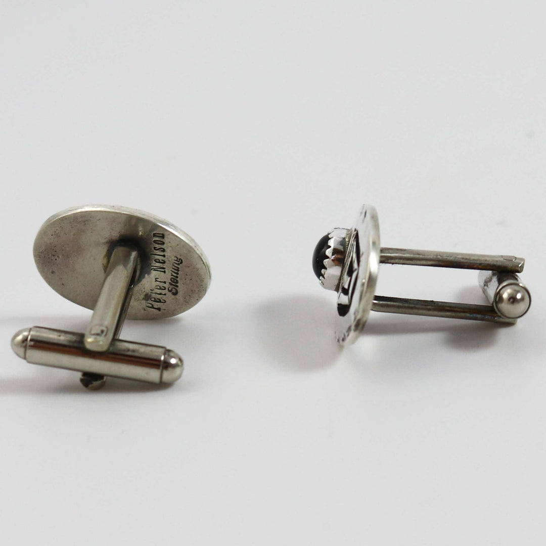 Onyx Cuff Links by Peter Nelson - Garland's