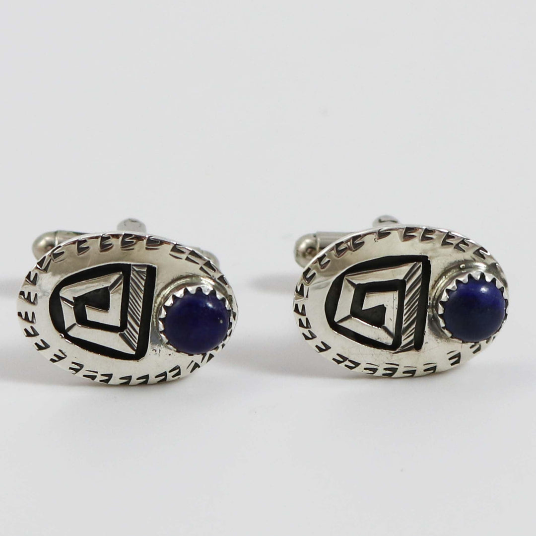 Lapis Cuff Links by Peter Nelson - Garland's