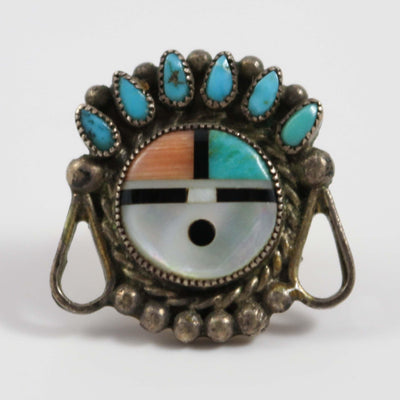 1940s Sunface Tie Tack by Vintage Collection - Garland's