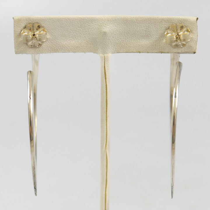 Gold on Silver Earrings by Edison Cummings - Garland's