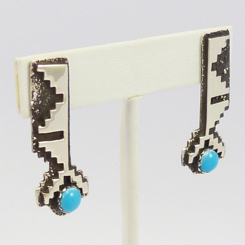 Turquoise Earrings by Marie Jackson - Garland's