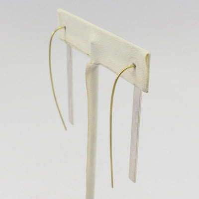 Pyramid Bar Earrings by Maria Samora - Garland's