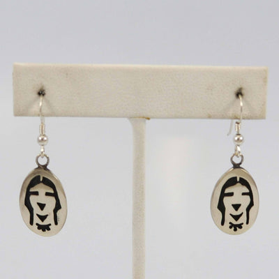 Hopi Maiden Earrings by Ambrose Namoki - Garland's