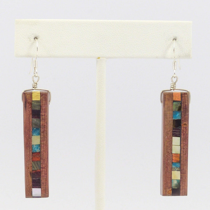Inlay Earrings by Nick and Me-Wee Rosetta - Garland&
