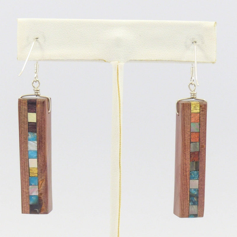 Inlay Earrings by Nick and Me-Wee Rosetta - Garland&