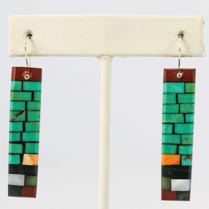 Inlay Earrings by Charlene Reano - Garland&