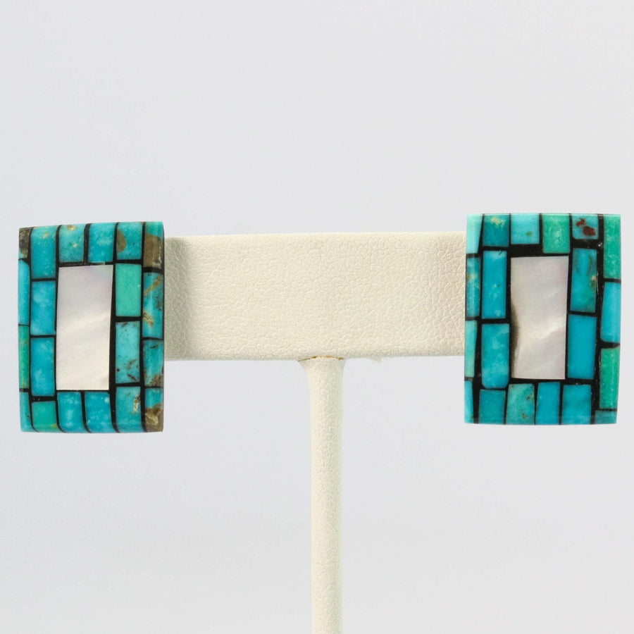 Inlay Earrings by Charlene Reano - Garland's