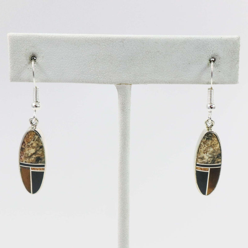 Inlay Earrings by Stanley Manygoats - Garland&