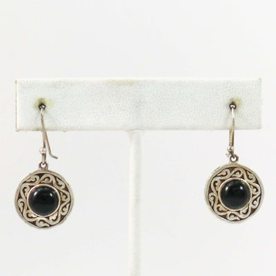 Onyx Spirit Medallion Earrings by Melanie and Michael Lente - Garland's