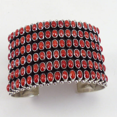 Coral Row Cuff by Dee Nez - Garland's