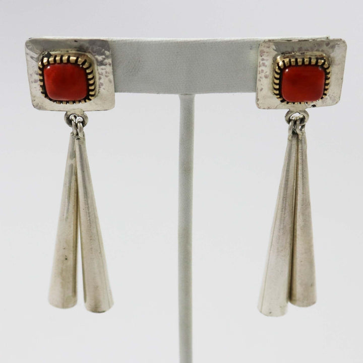 Coral Earrings by Edison Cummings - Garland's