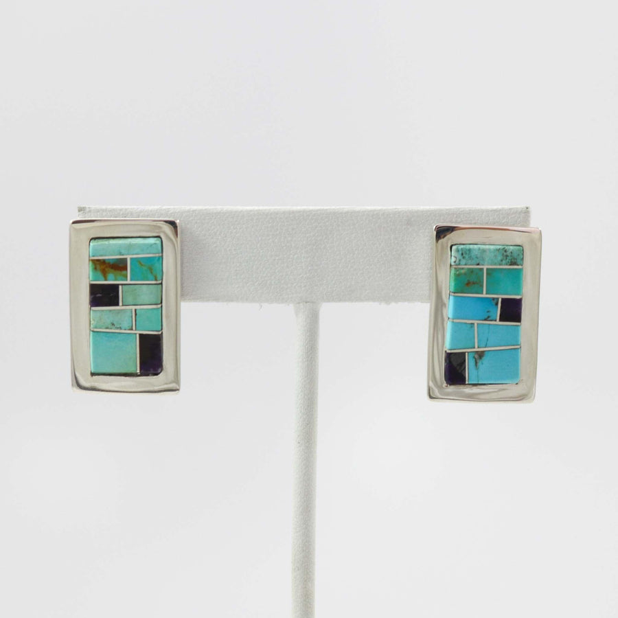Turquoise Earrings by Tommy Jackson - Garland's