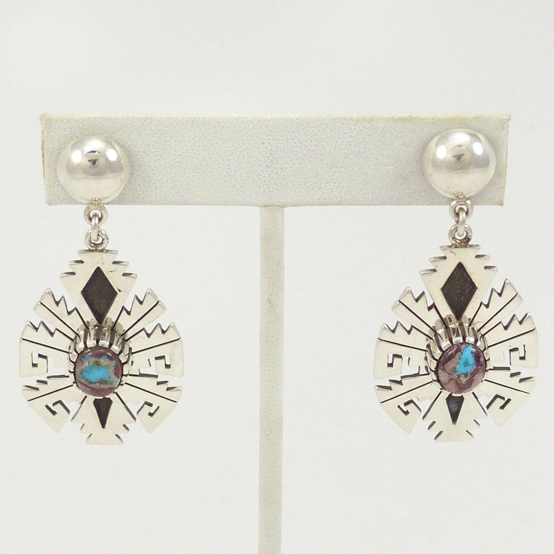 Bisbee Turquoise Earrings by Alton Bedonie - Garland's