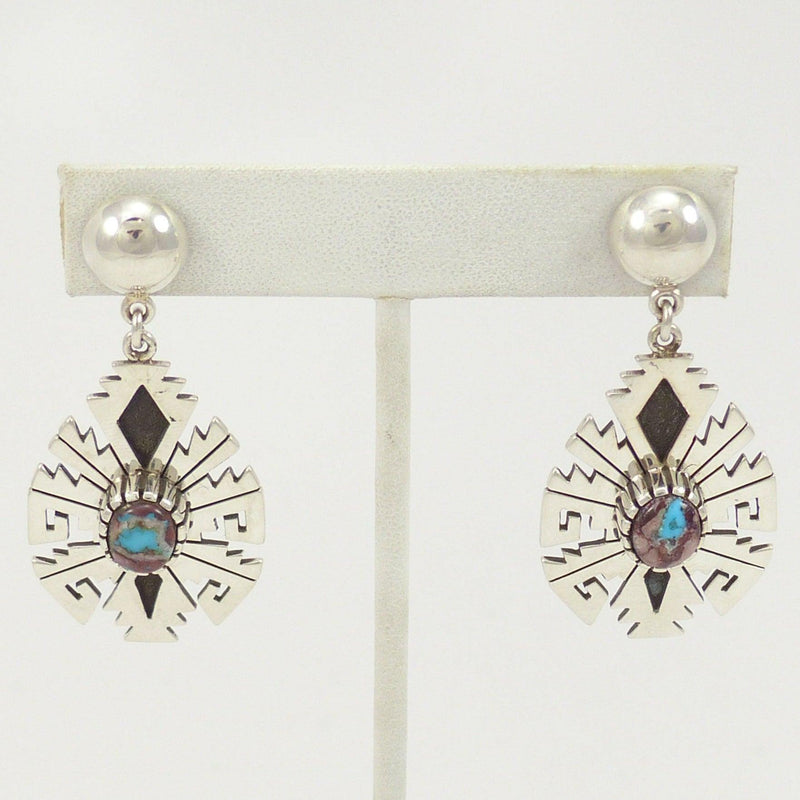 Bisbee Turquoise Earrings by Alton Bedonie - Garland&