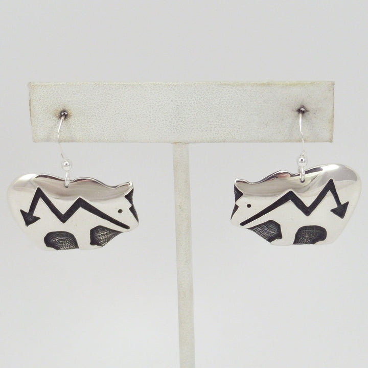 Bear with Heartline Earrings by Anderson Koinva - Garland's