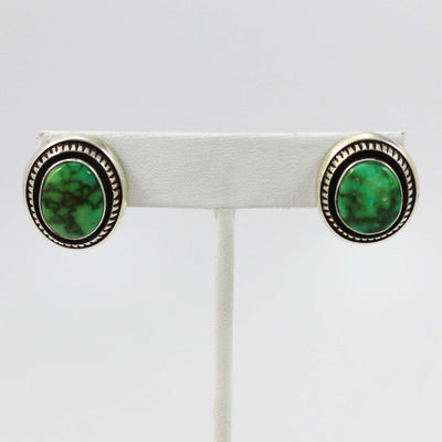Sonoran Gold Turquoise Earrings by Leonard Nez - Garland's