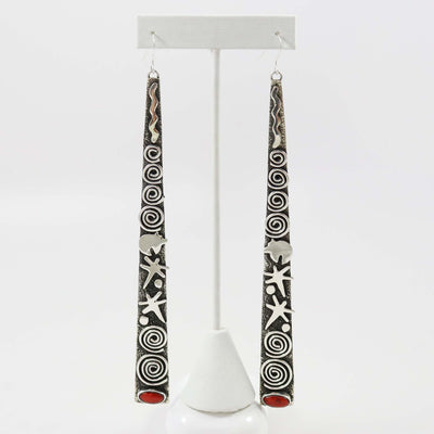 Coral Earrings by Alex Sanchez - Garland's